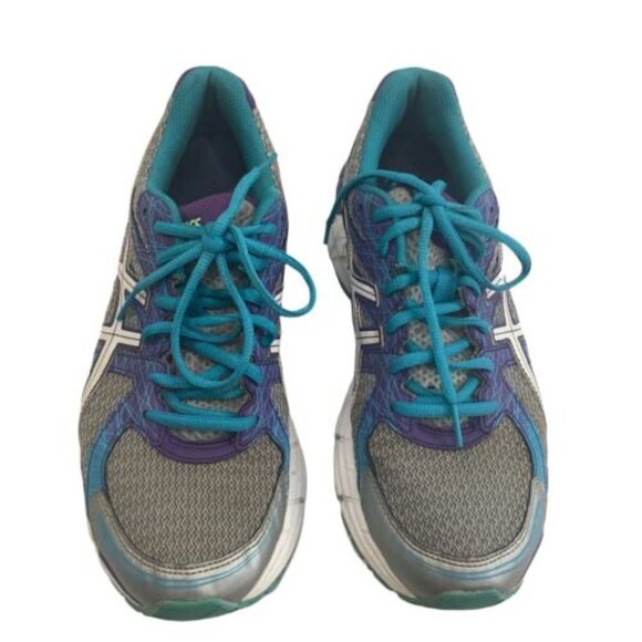 ASICS womens size 9.5 gel-Excite‎ 2 running shoe T473N aqua gray purple - Picture 5 of 9